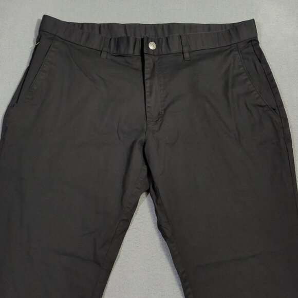 Fabletics Pants Men's 38x30 Black Fits 38x26 The High Side Chino - Picture 4 of 10